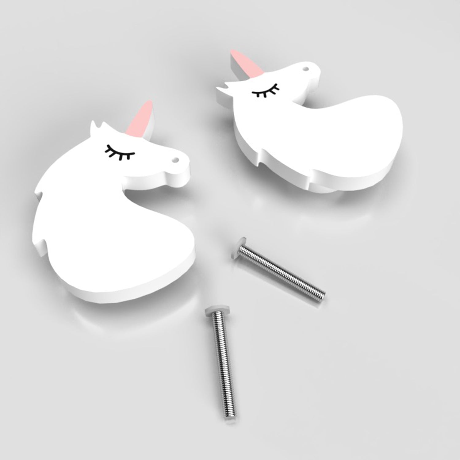Door/ Drawer Knobs (Set of 2) Unicorn