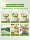 Panda Theme Steel Lunch Box Cum Food Jar