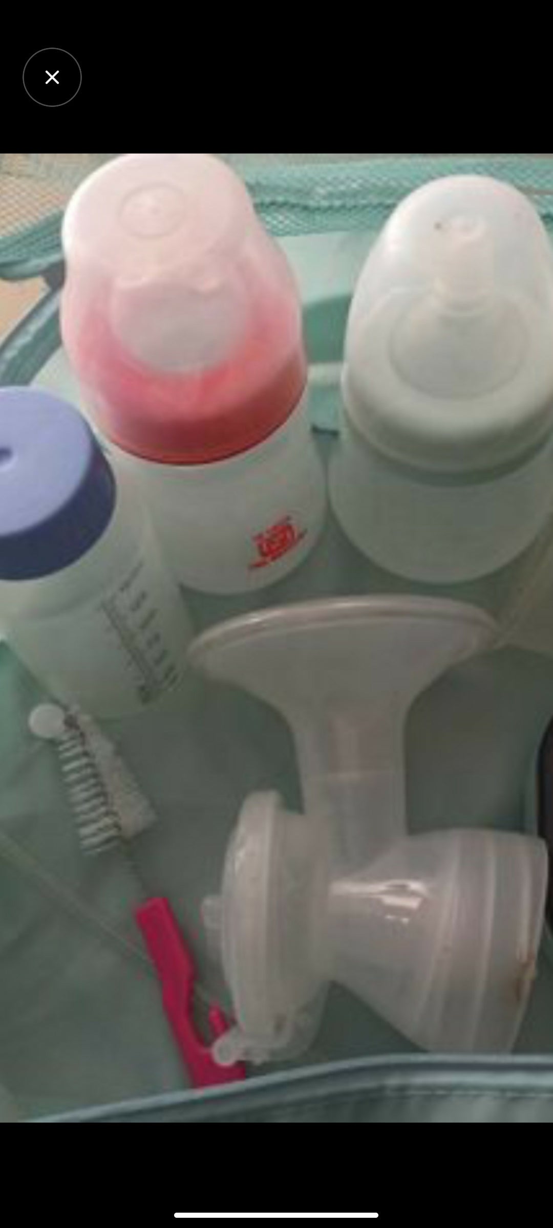 MEDITIVE 2-in-1 Electric & Manual Breast Pump, with bottles