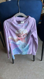 Elsa Frozen theme T-shirt for girls featuring a colorful princess-inspired print, soft comfortable fabric, and casual everyday style for playtime, outings, and daily wear.