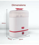 LUVLAP 3 in 1 steriliser sterilizer for baby bottles and accessories with efficient steam sterilization, multi-function design, and convenient cleaning support for feeding essentials.
