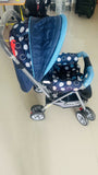 LuvLap Sunshine Baby Stroller/Pram in Almost New condition with comfortable reclining seat, protective canopy, safety harness, smooth wheels, foldable frame, and convenient storage for everyday outings and travel.