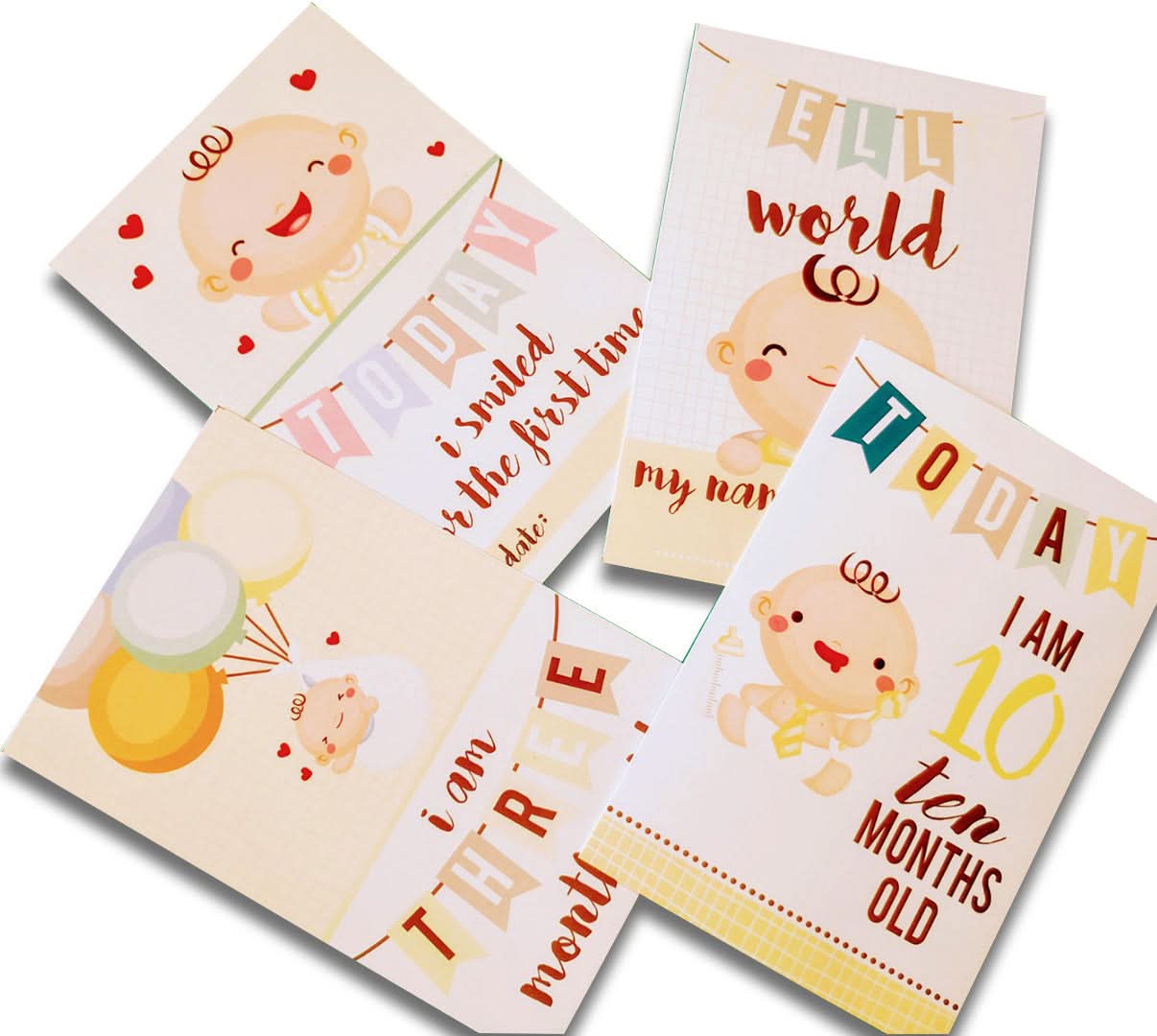 ZOOPLAY Baby Milestones Flashcards -Pack of 24