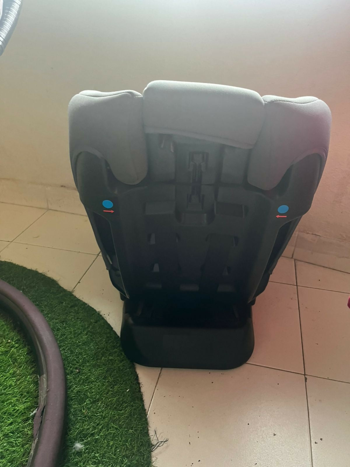 Babyhug convertible car seat – safe, padded, and adjustable seat for infants to toddlers.