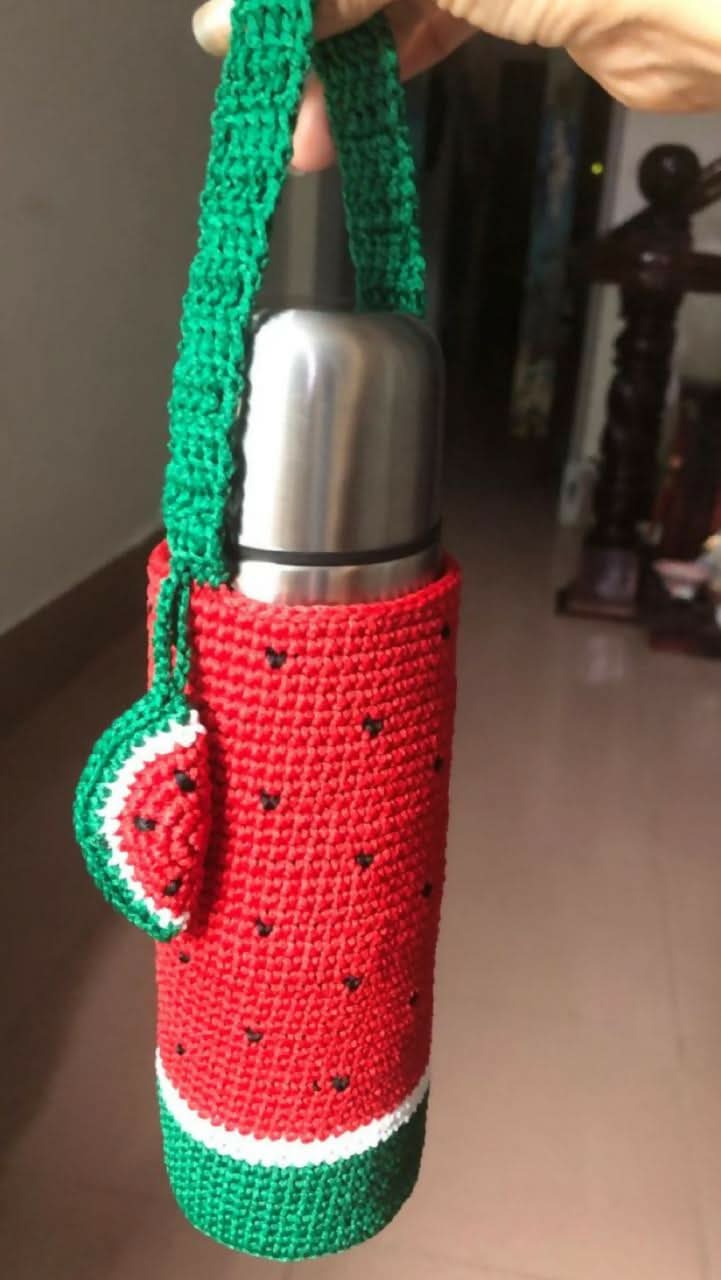 Buy Crochet Handmade Bottle Covers – cozy, cute protection for bottles.