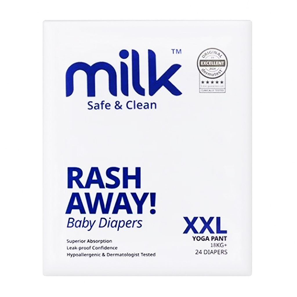 Milk Baby Diaper Yoga Pants, Size XXL - 24 Pcs, 18 To 25 KG