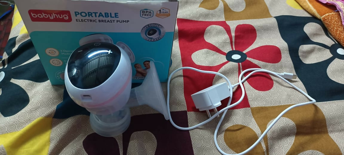 BabyHug portable electric breast pump
