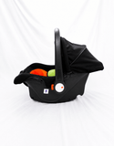 R for Rabbit Picaboo 4 in 1 infant car seat carrier (0–13 kg) with cushioned seating, secure safety harness, carry handle, and multi-functional design for safe newborn and infant travel.