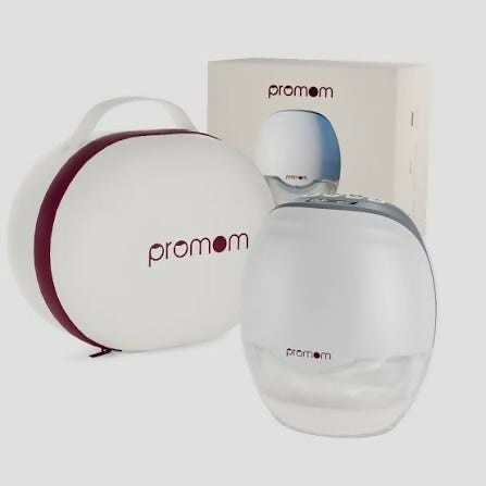 PROMOM Electric Breast Pump with Travel Case – Portable, Comfortable & Efficient Milk Expression