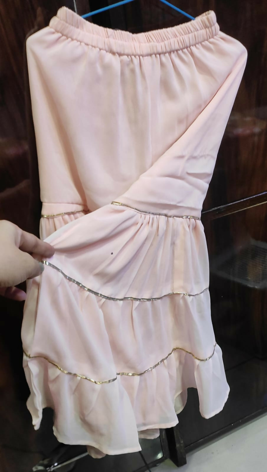 Dress your little one in elegance with our Beautiful Ethnic Wear Suit (Sharara Set), perfect for special occasions and celebrations.