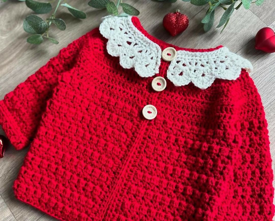 Soft and cozy Sweater, Cap, and Booties Set for babies, offering warmth, comfort, and style for colder days.