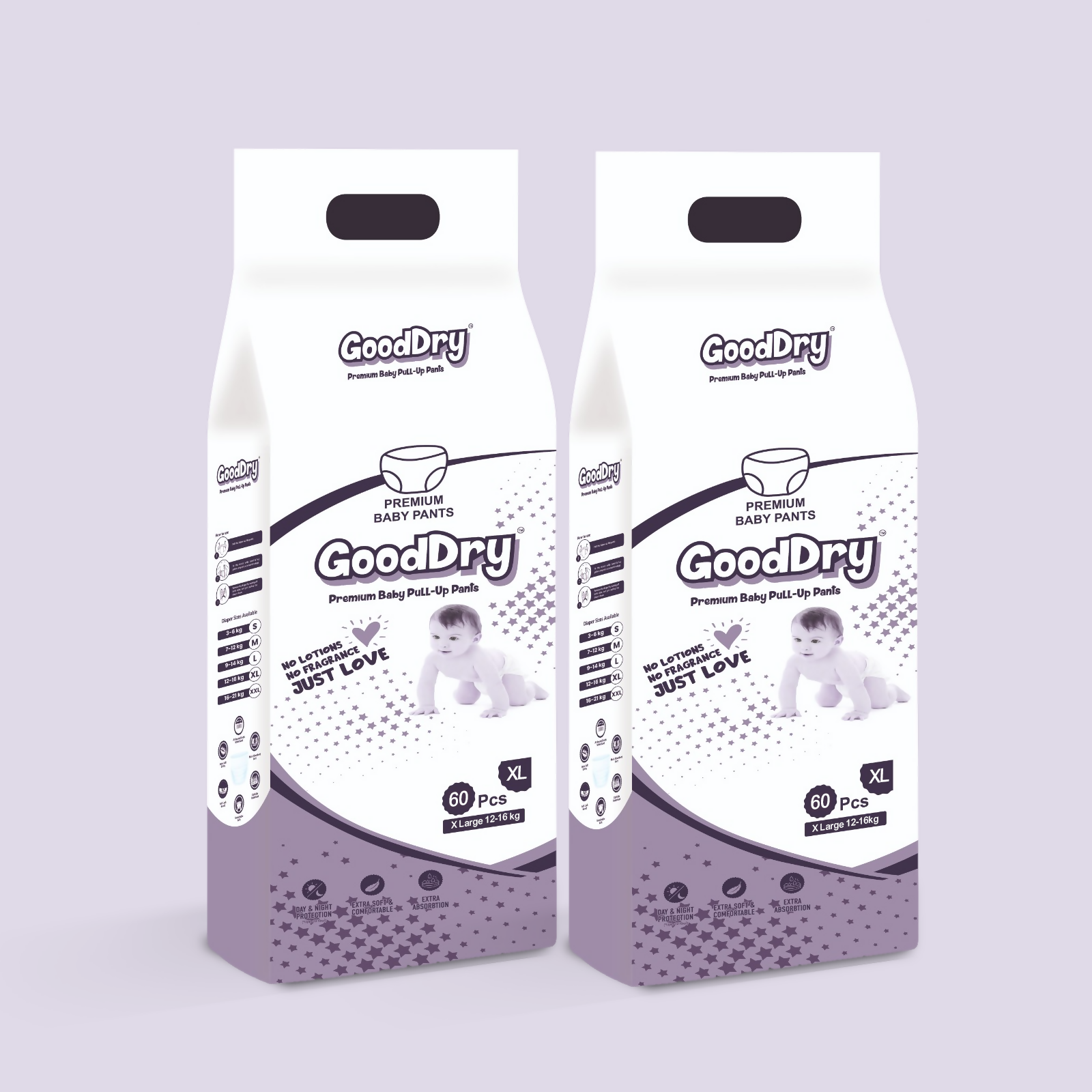 GOOD DRY Baby Pull-Up Pants - XL