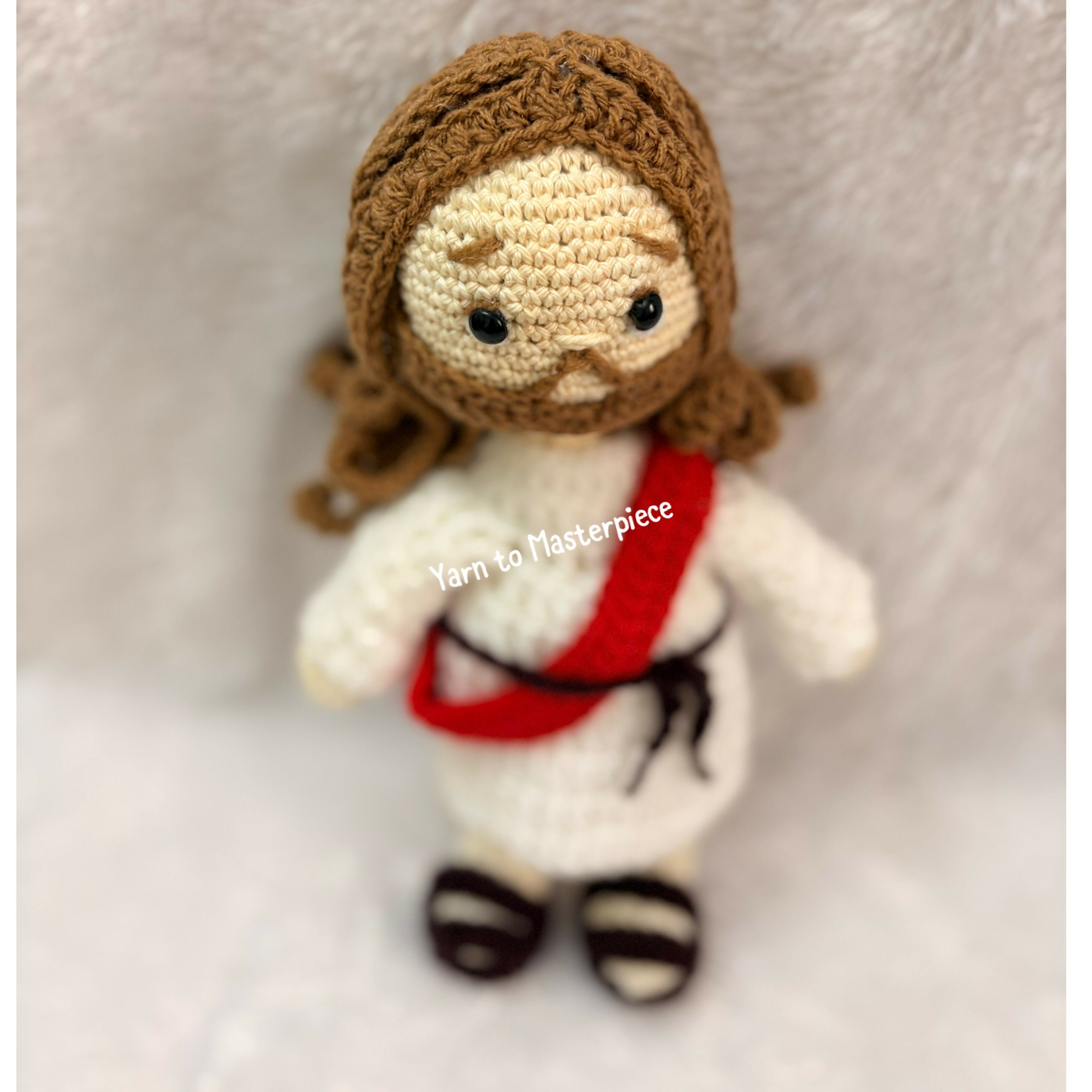 Handmade Crochet Jesus Christ Doll – Symbol of Peace and Faith!!