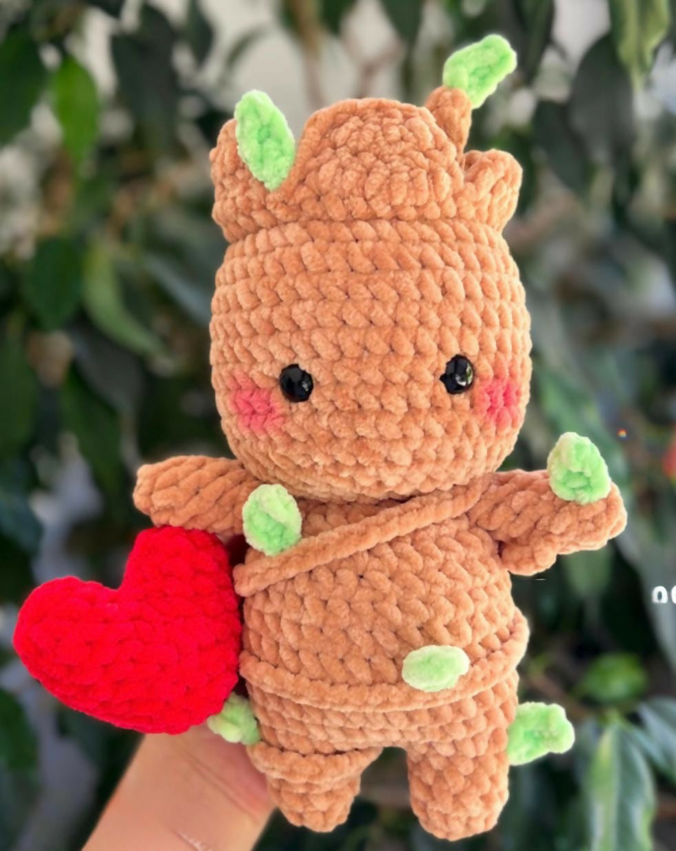 Small in size, big on love – Groot's heart is all yours.