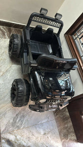 Black Jeep Remote Control and Self Drive Car