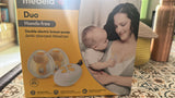 Mdela Duo Electric Wearable Breast Pump, White