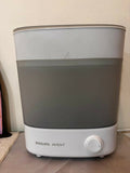 PHILIPS AVENT Advanced Bottle Steriliser with efficient steam sterilization, spacious design, and hygienic cleaning support for baby bottles, feeding accessories, and infant essentials.