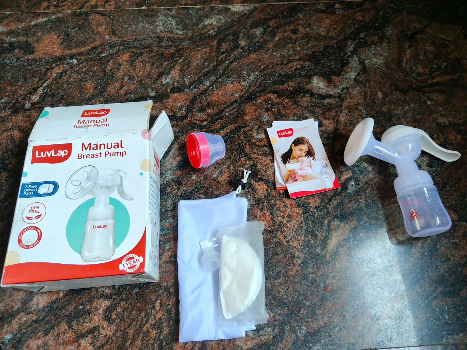 LuvLap Manual Breast Pump