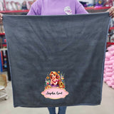 Personalized Kids Towel – 55 × 30 Inches featuring custom name personalization, soft absorbent fabric, generous size, and a child-friendly design for bath time, swimming, beach trips, and everyday use.