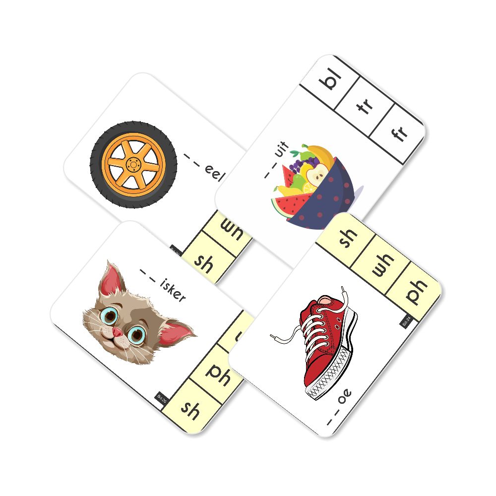 ZOOPLAY Phonics Combo Flashcards