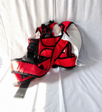 Chicco Baby Carrier Front Carry Infant 0-9M Red Black Clean