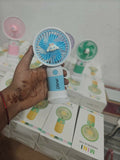 Personalized portable fan with stand and mobile holder featuring compact design, custom personalization, adjustable support, hands-free convenience, and cooling comfort for everyday use.