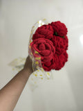 Crochet Rose Flower Bouquet