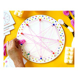 iLearnNGrow Winding Thread Pattern Board with 30 plus pattern cards for Kids Motor Skill Development