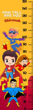 Customised Height Chart: Track your child's growth with a personalized height chart featuring their name and picture.
