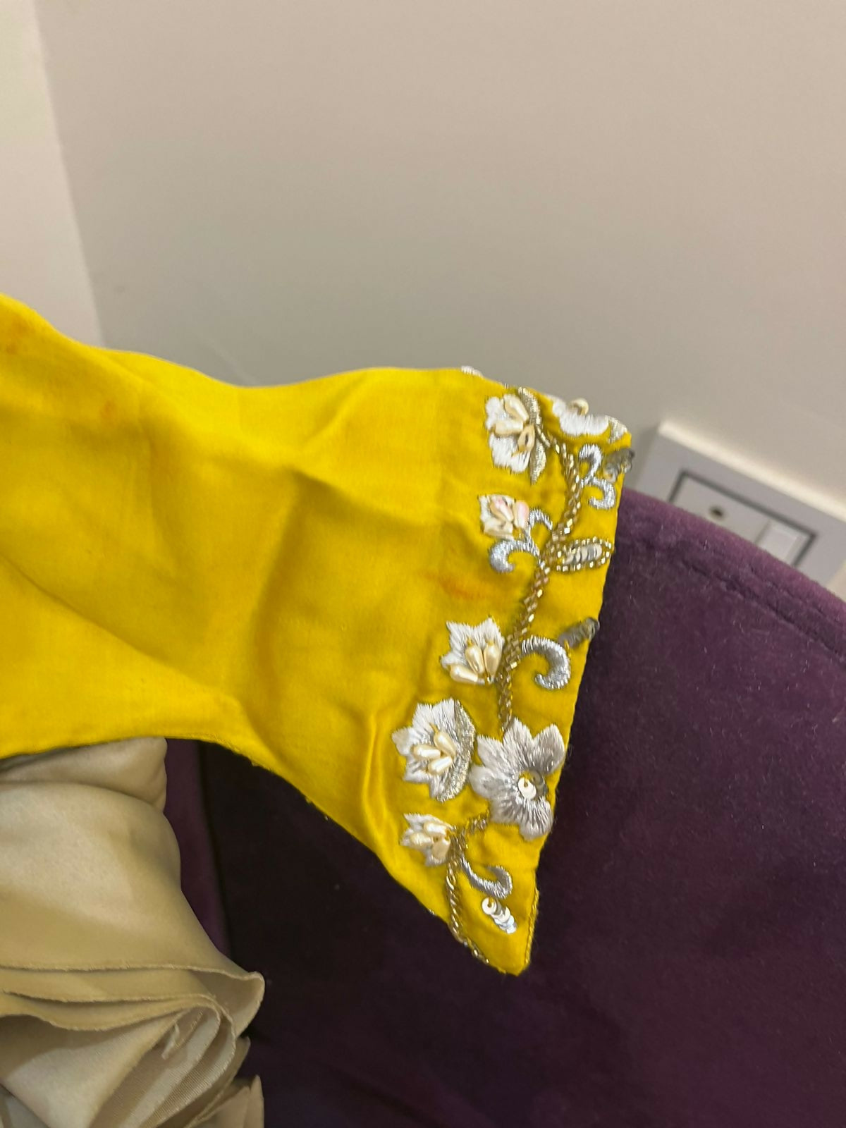 Elegant pure crepe lehenga set for baby girls with hand-thread work and accessories; stylish kurta-pyjama set for baby boys, perfect for festive occasions.