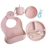 NAUTILUS 9-Piece Silicone Baby Feeding Set – Safe, Durable & Complete Mealtime Solution for Babies & Toddlers