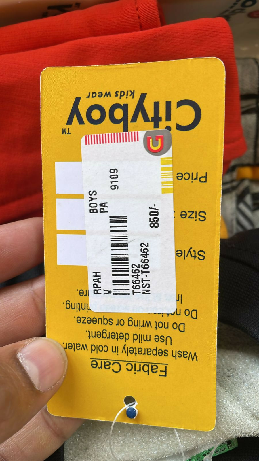 CITYBOY Dress with Sleeveless TShirt (Black), Red cotton jacket (Half Sleeves) and Printed Nicker - PyaraBaby