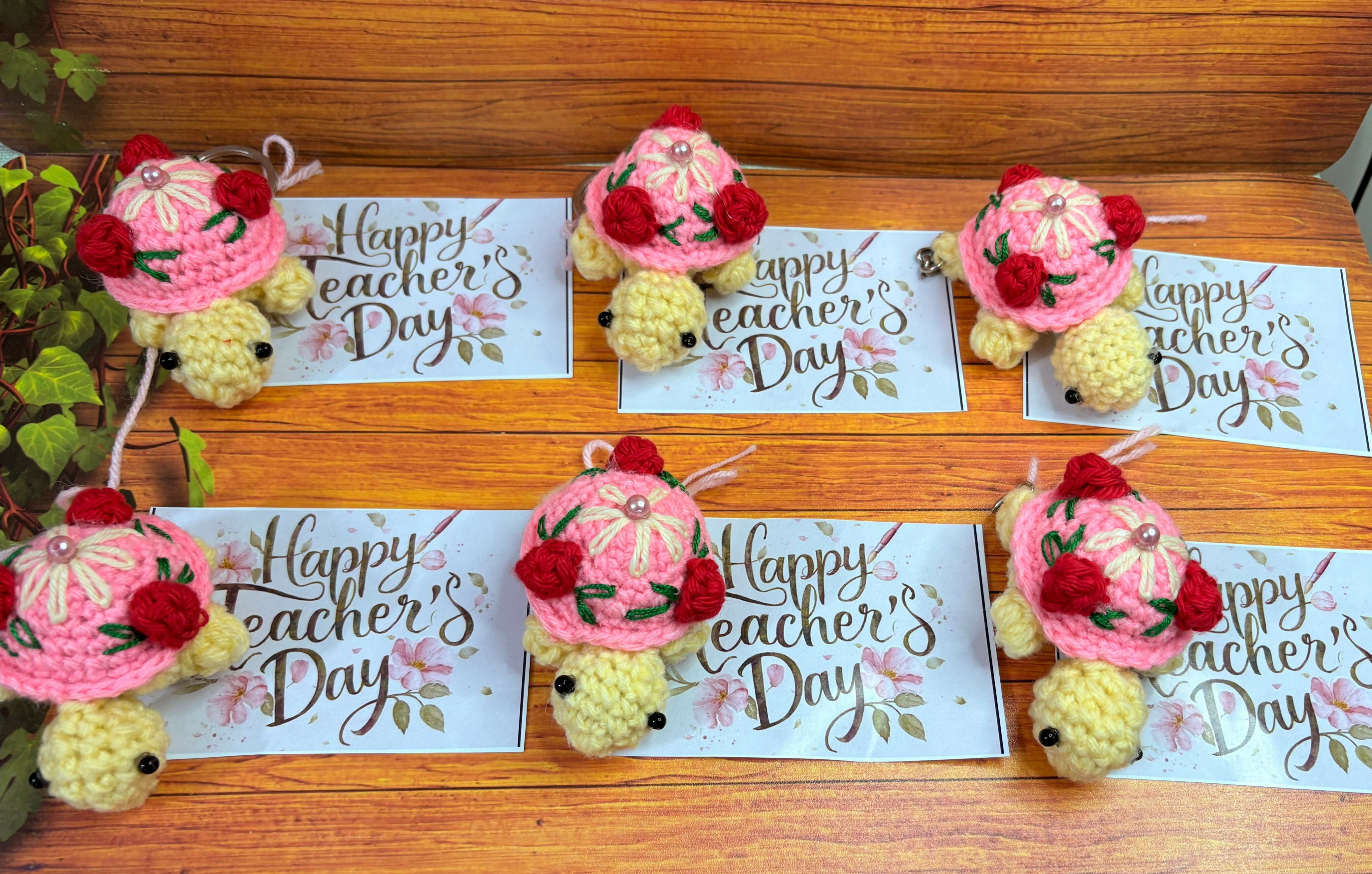 Give a unique, personalized gift with our custom greeting cards and handmade crochet keychains, perfect for any special occasion.