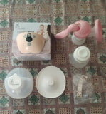 R for Rabbit wearable electric breast pump and manual breast pump combo with hands-free pumping option, adjustable suction, portable design, and convenient breastfeeding support for nursing mothers.