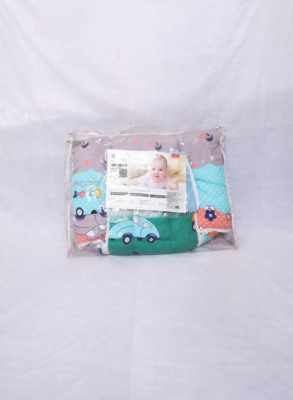 BABYHUG Hooded Baby Sleeping Bag Carry Nest Wrapper Newborn Soft Cotton Zip