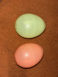 2 Dinosaur Eggs With 1 Dinosaur In Each