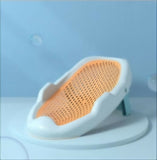 STAR & DAISY Baby Bath Tub Seat (Anti Slip) Chair Foldable Baby Bath Chair (Orange )