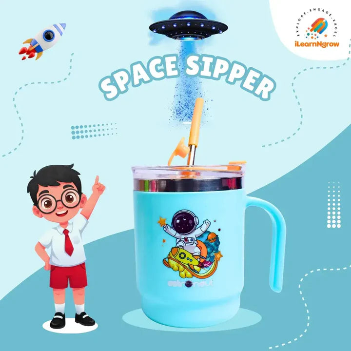 ILEARNGROW Space Sipper +Space Eraser + Space Wallet