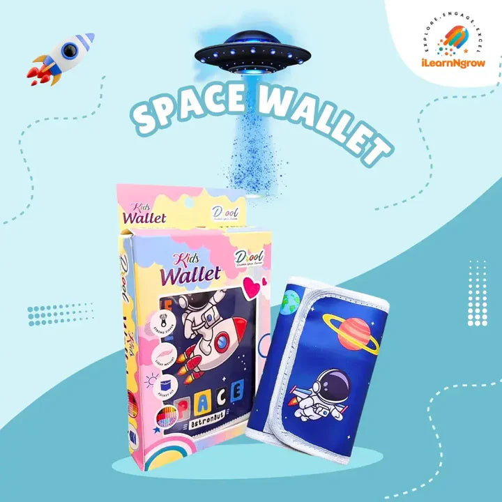 ILEARNGROW Space Sipper +Space Eraser + Space Wallet