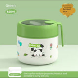 Panda Theme Steel Lunch Box Cum Food Jar