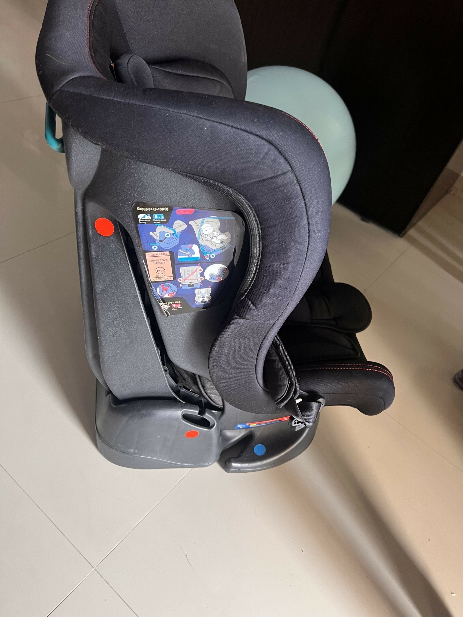 LuvLap Baby Car Seat with a 5-point safety harness, side-impact protection, adjustable headrest, cushioned seating, and ergonomic design for safe and comfortable travel with infants and toddlers.