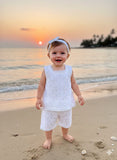 TINY TIGGY Baby Girl Summer Eyelet Embroidery Set 2-piece set