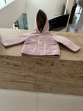 Dress your little fashionista in luxury with the Stylish Burberry Jacket with Detachable Hood - iconic style for every precious moment!