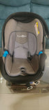 Baby car seat with 'trumom' branding