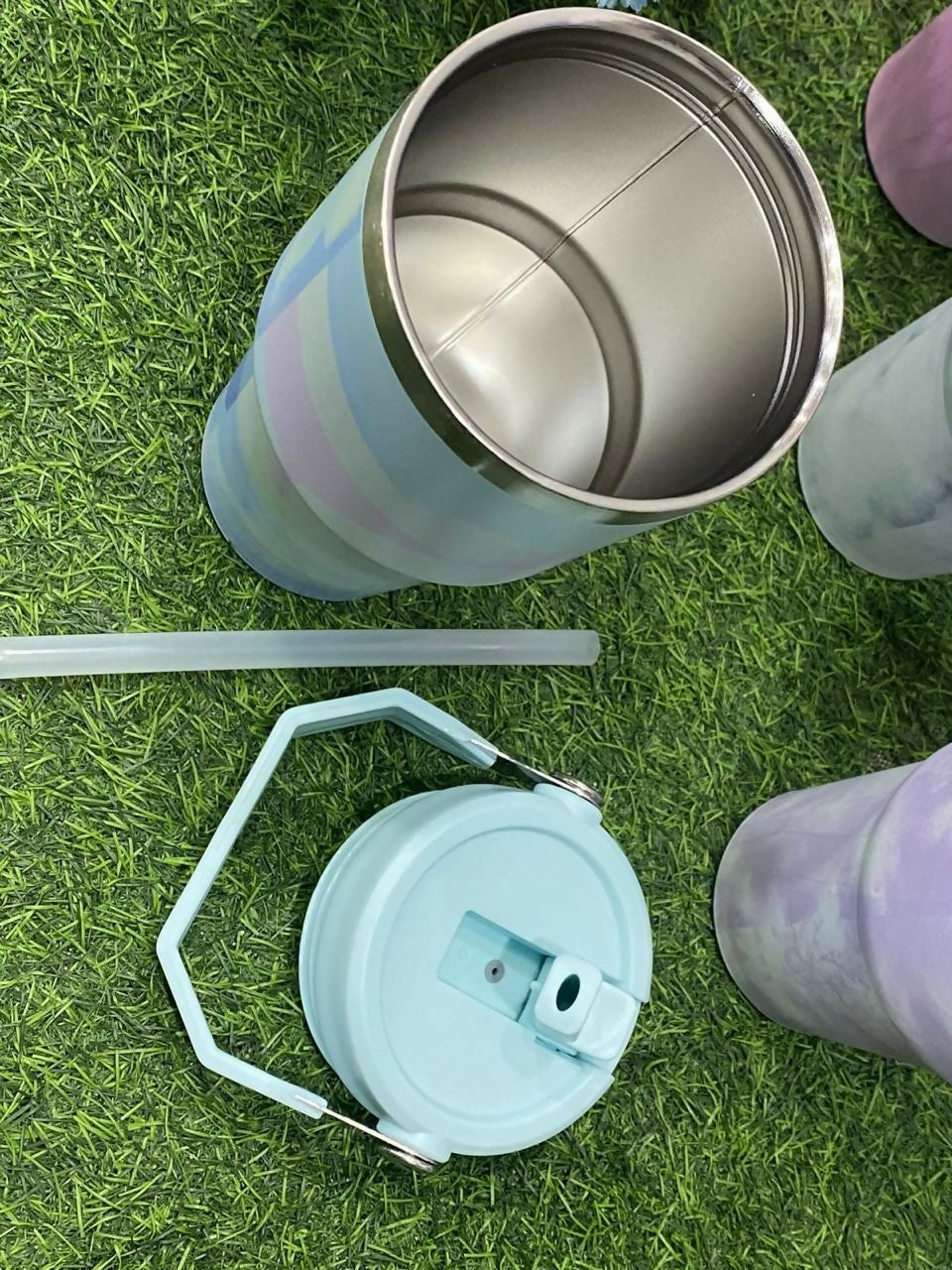 Personalized Texture Print Travel Tumbler – 600ml