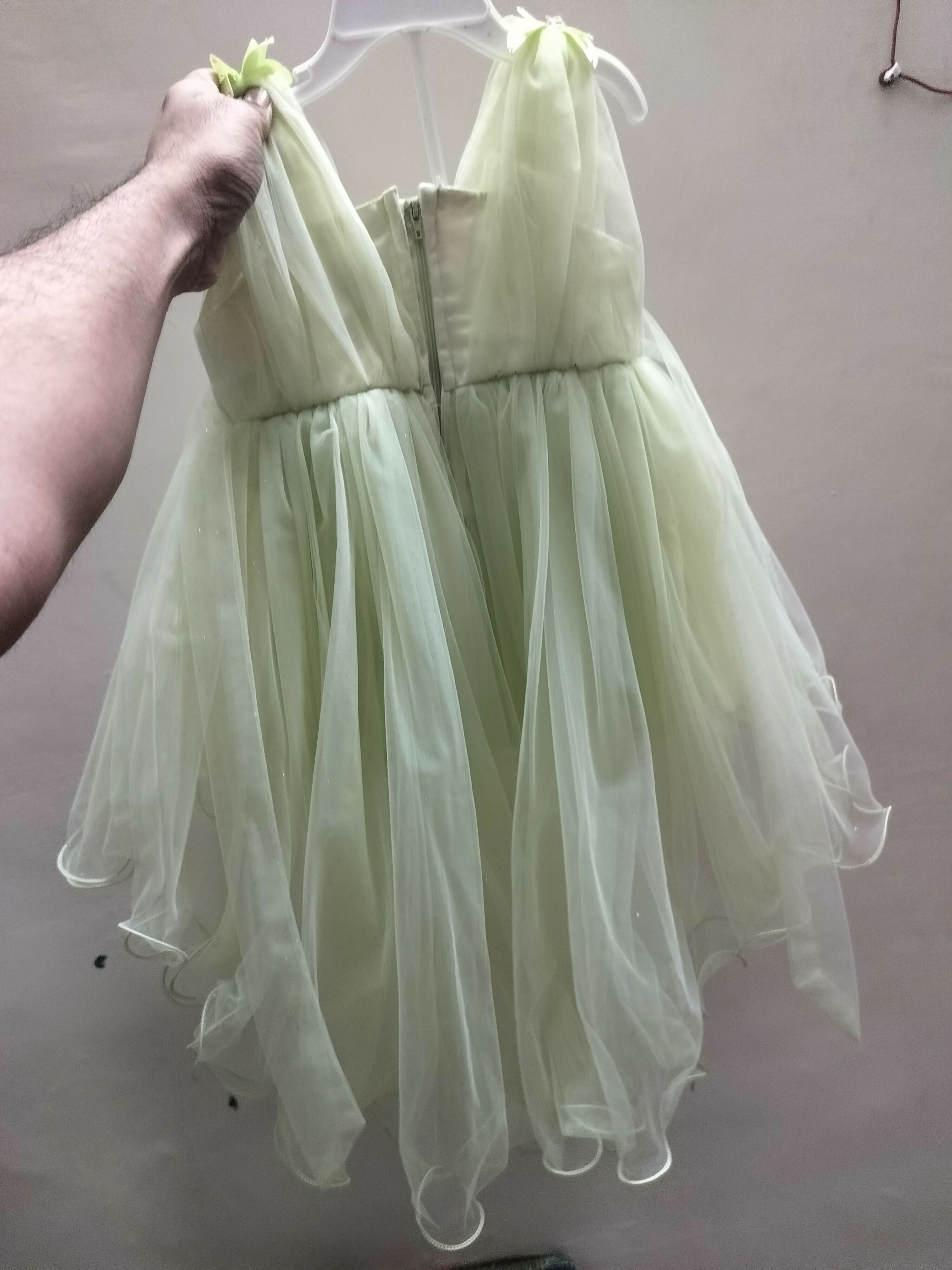 Green Party Wear Frock