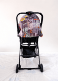 R for Rabbit Pocket Lite baby stroller with lightweight foldable design, reclining seat, adjustable canopy, 5-point safety harness, smooth wheels, and compact travel-friendly frame for babies and toddlers up to 15 kg.