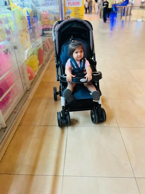 LUVLAP Galaxy Stroller/Pram for Baby combines safety, comfort, and style, offering a smooth and enjoyable ride for your little one.