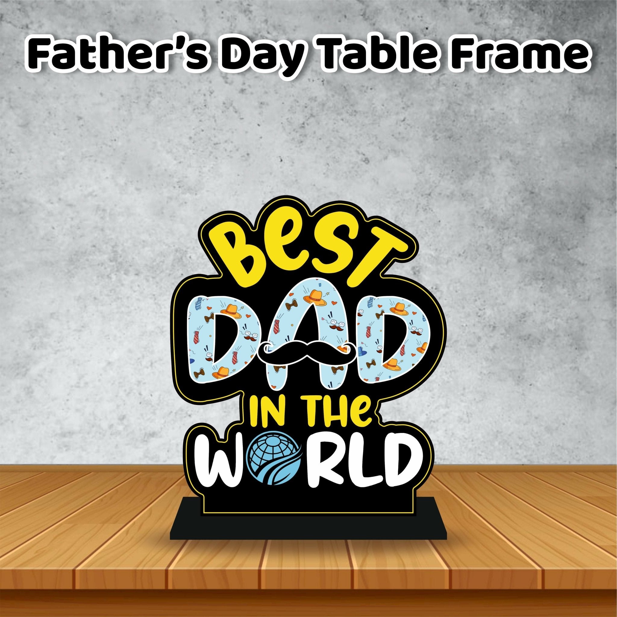 PERSONALIZED Father’s Day Special Table Top Photo with Cutout