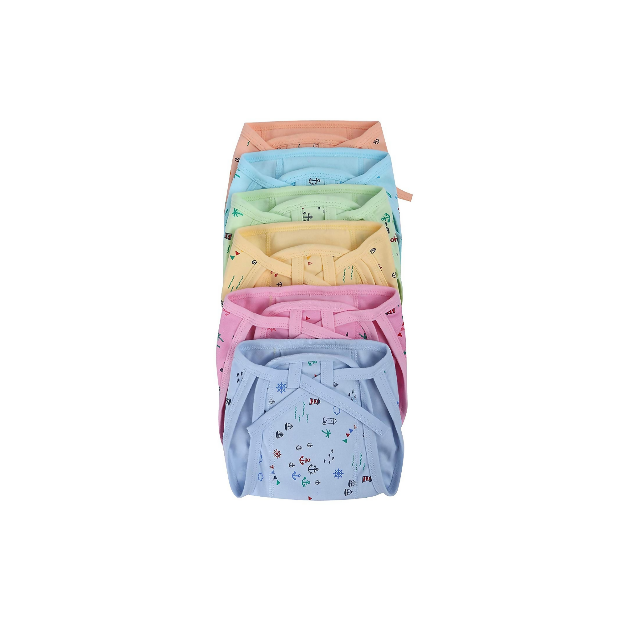Cotton Diapers/Nappies for New Born ( Pack of 12 )